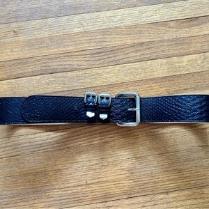 Guess Black Textured Women's Belt